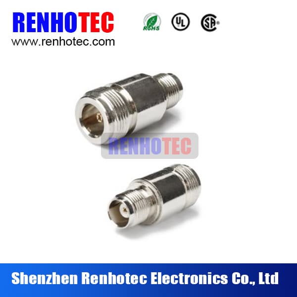 RF Coaxial Adapter N Female to TNC Female Connector